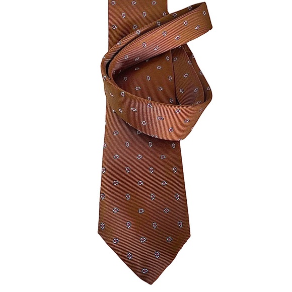 Polo Ralph Lauren Other - POLO RALPH LAUREN MEN’S VINTAGE BROWN SILK TIE, MADE IN ENGLAND